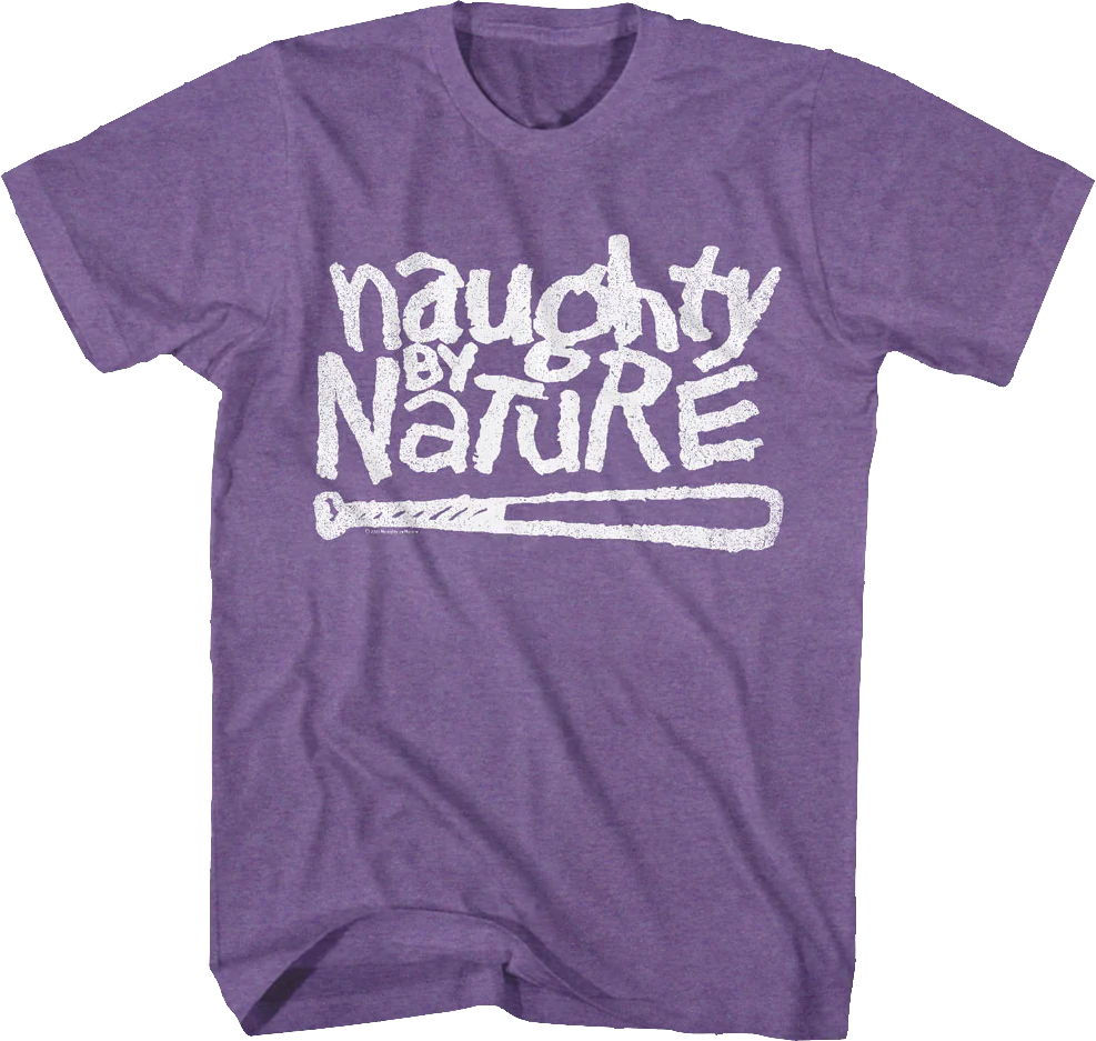 Purple Logo Naughty By Nature T-Shirt