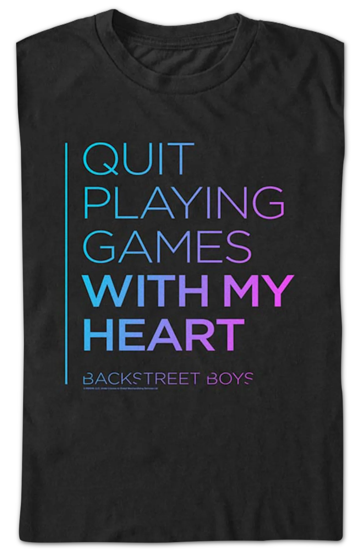 Quit Playing Games With My Heart Backstreet Boys T-Shirt - Image 2