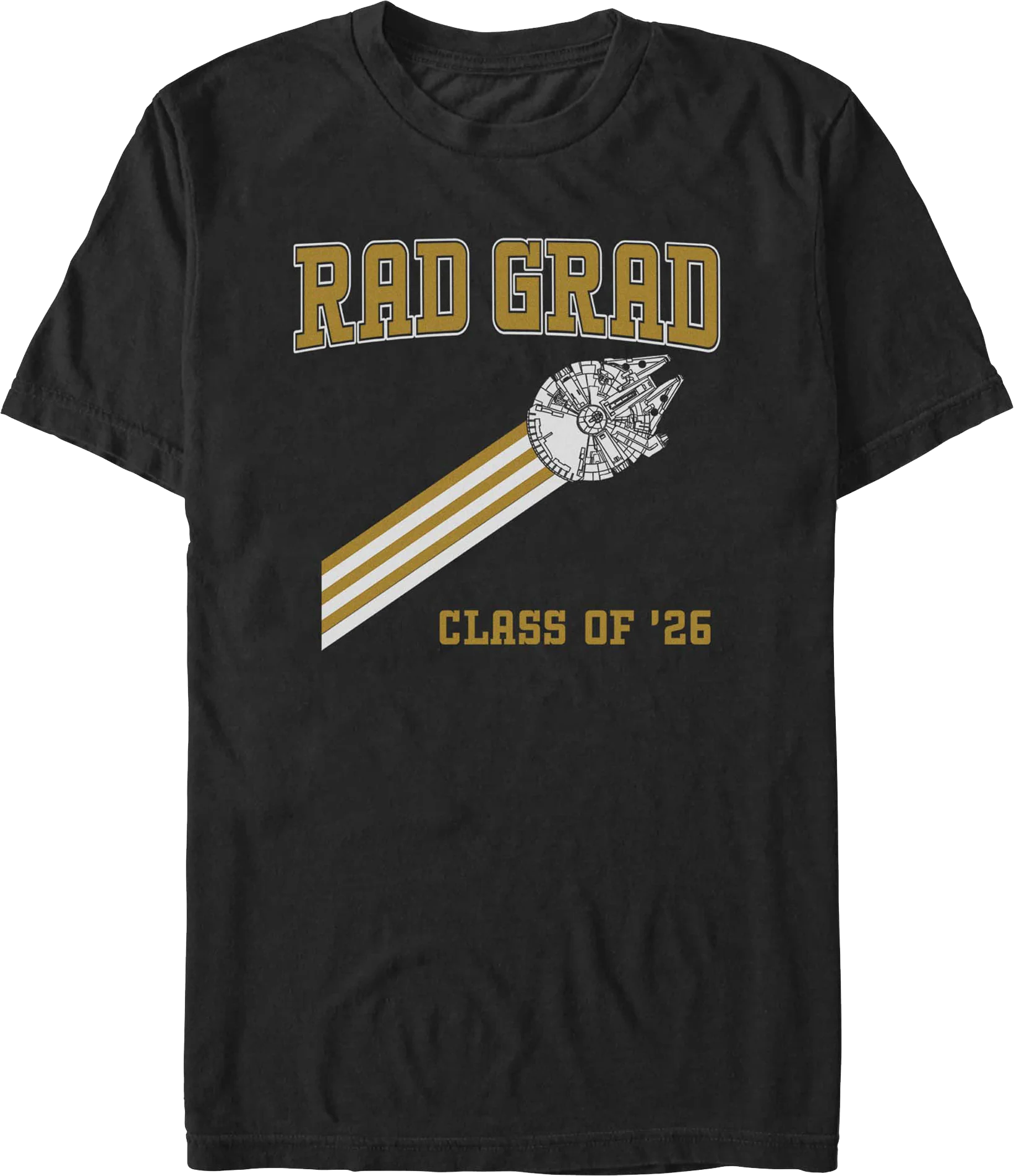 Rad Grad Class Of '26 Millennium Falcon Star Wars T-Shirt