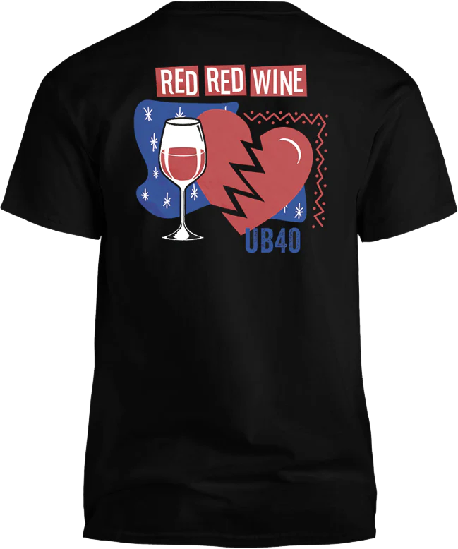 Red Red Wine UB40 T-Shirt - Image 3