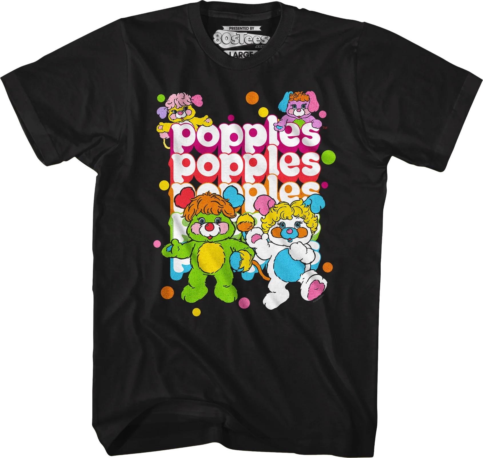 Repeating Logo Popples T-Shirt