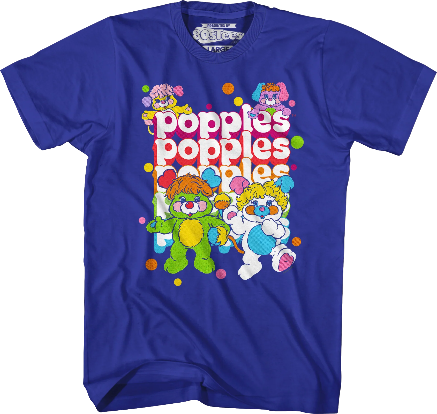 Repeating Logo Popples T-Shirt - Image 3
