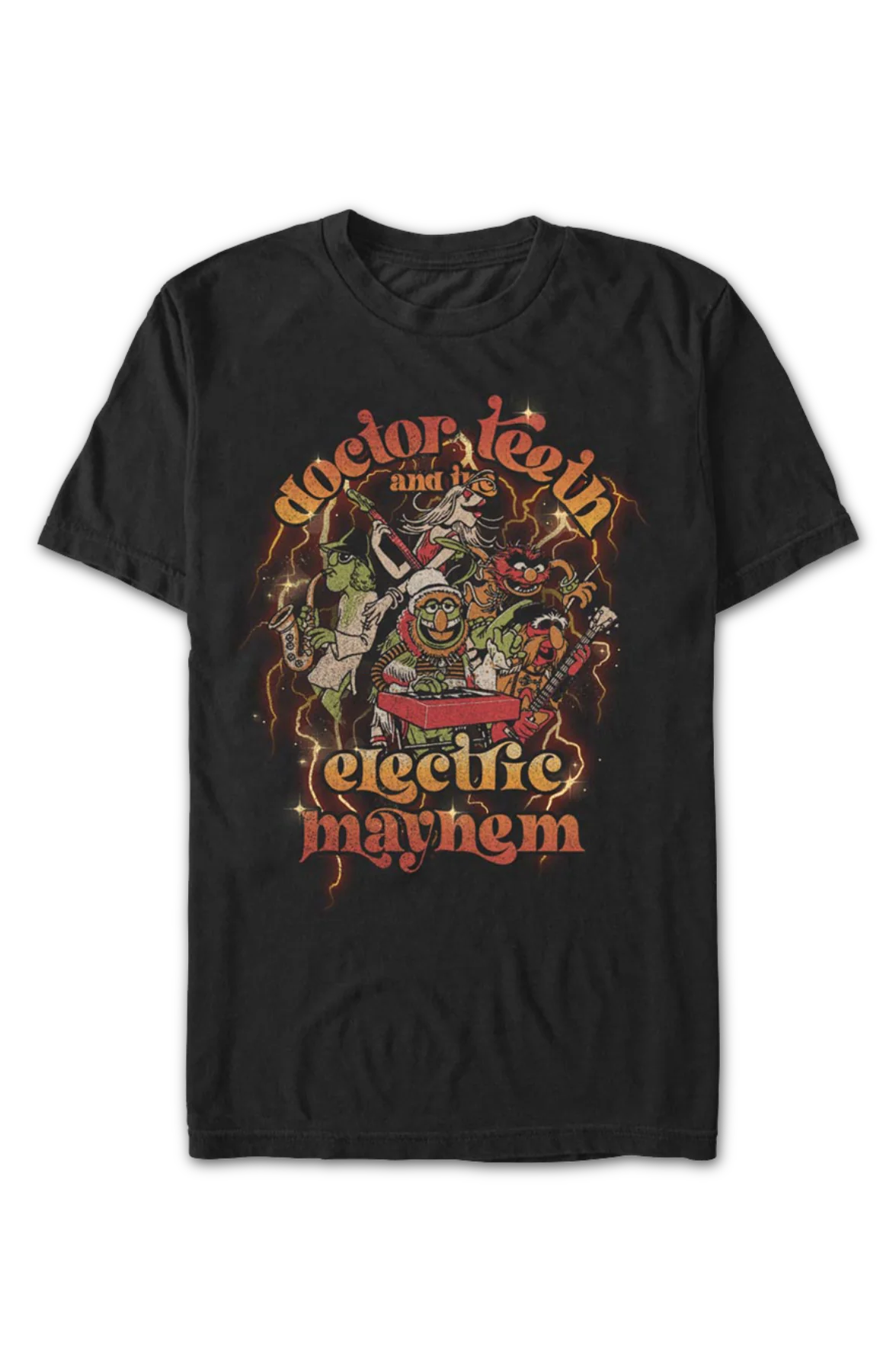 Retro Doctor Teeth And The Electric Mayhem Muppets T-Shirt - Image 2