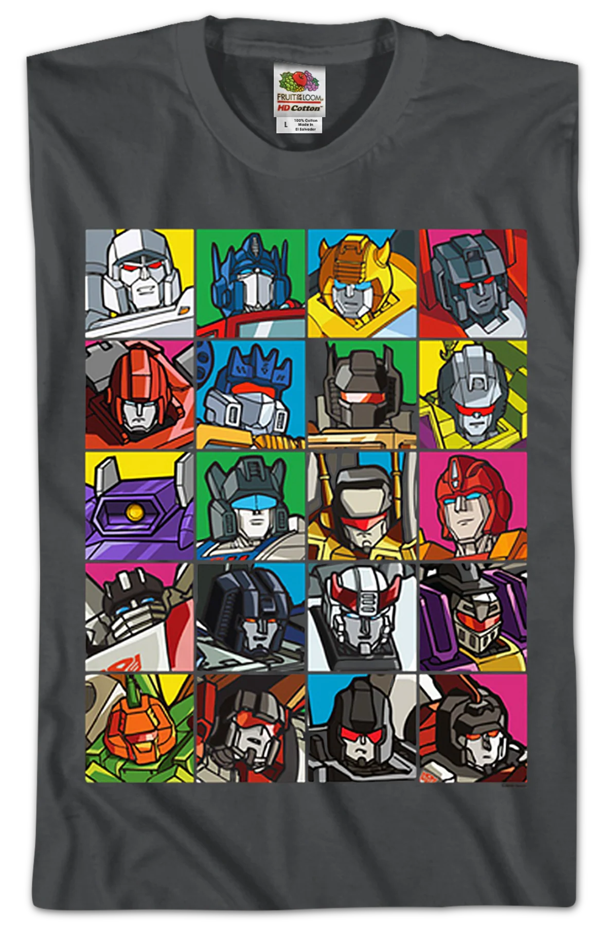 Robot Collage Transformers T-Shirt - Image 2