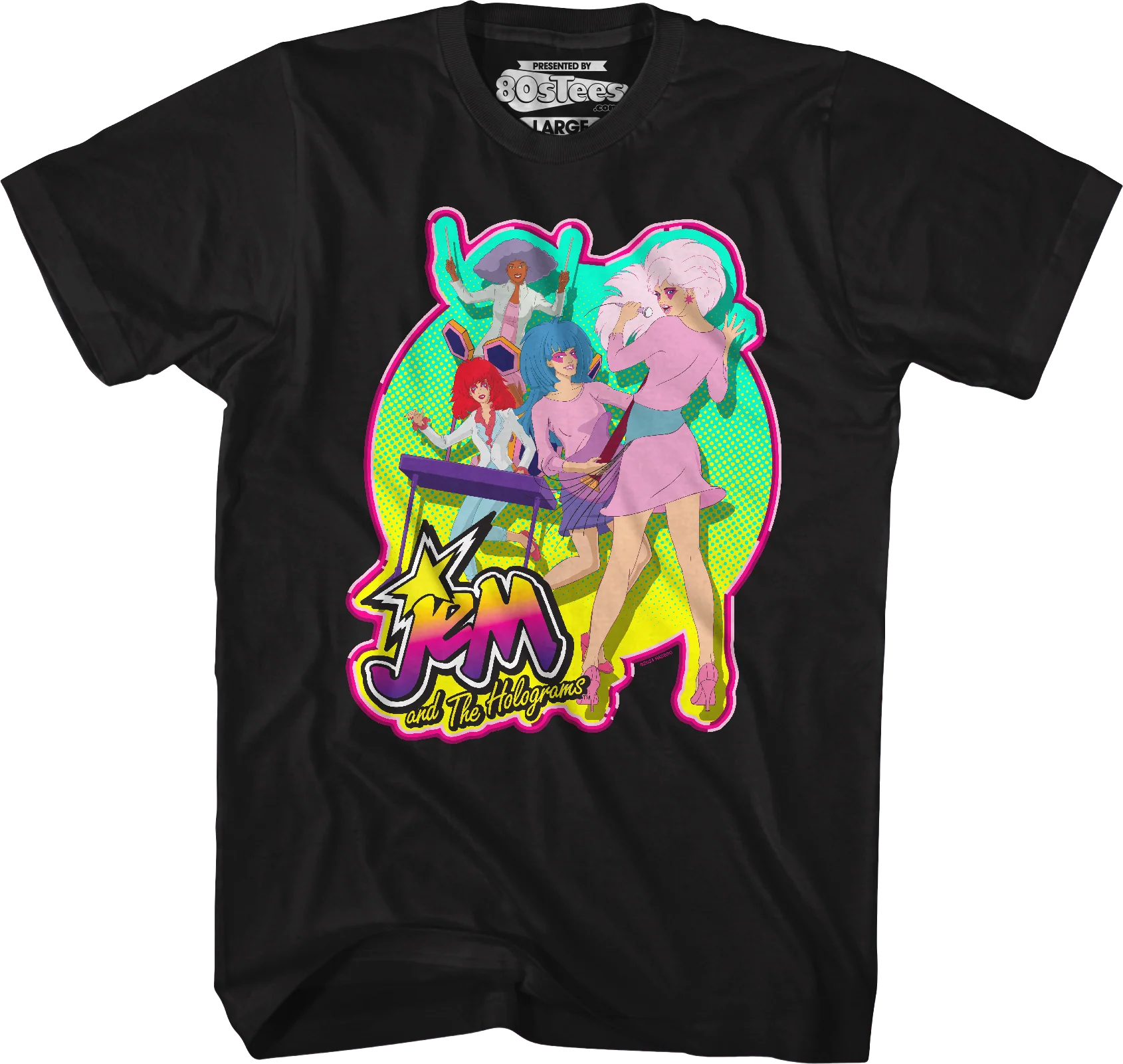 Rock Band Jem And The Holograms T-Shirt - Image 13