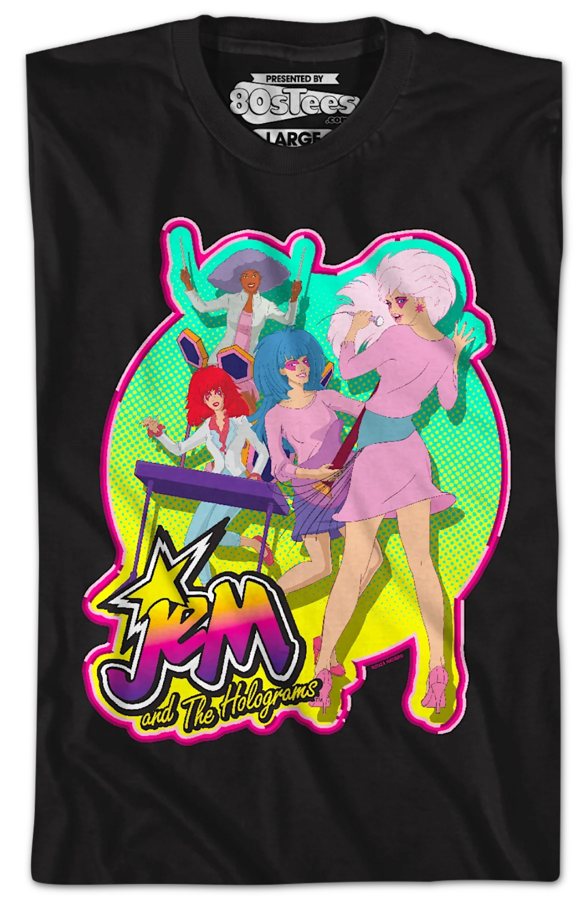 Rock Band Jem And The Holograms T-Shirt - Image 2