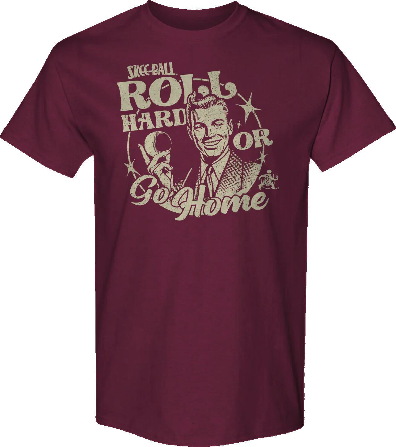 Roll Hard Or Go Home Skee-Ball T-Shirt