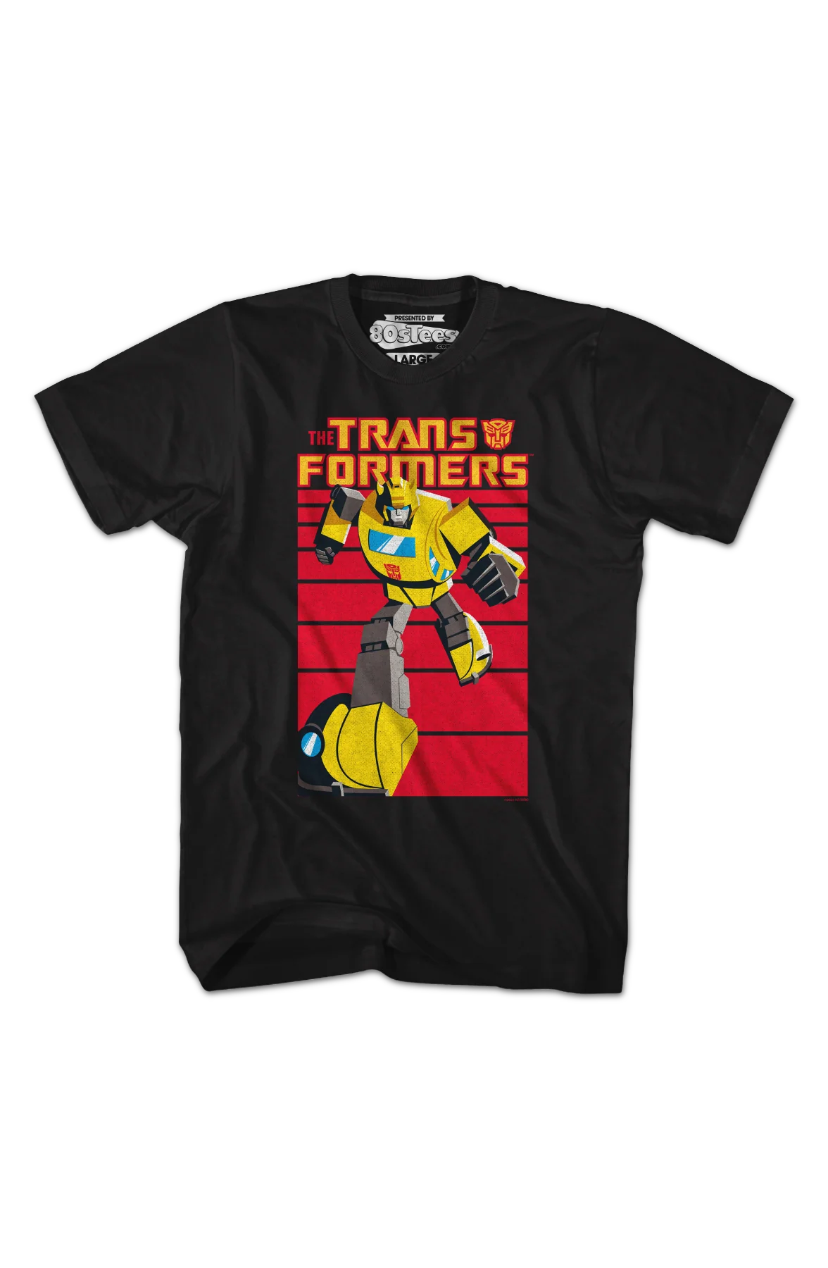 Running Pose Bumblebee Transformers T-Shirt - Image 2