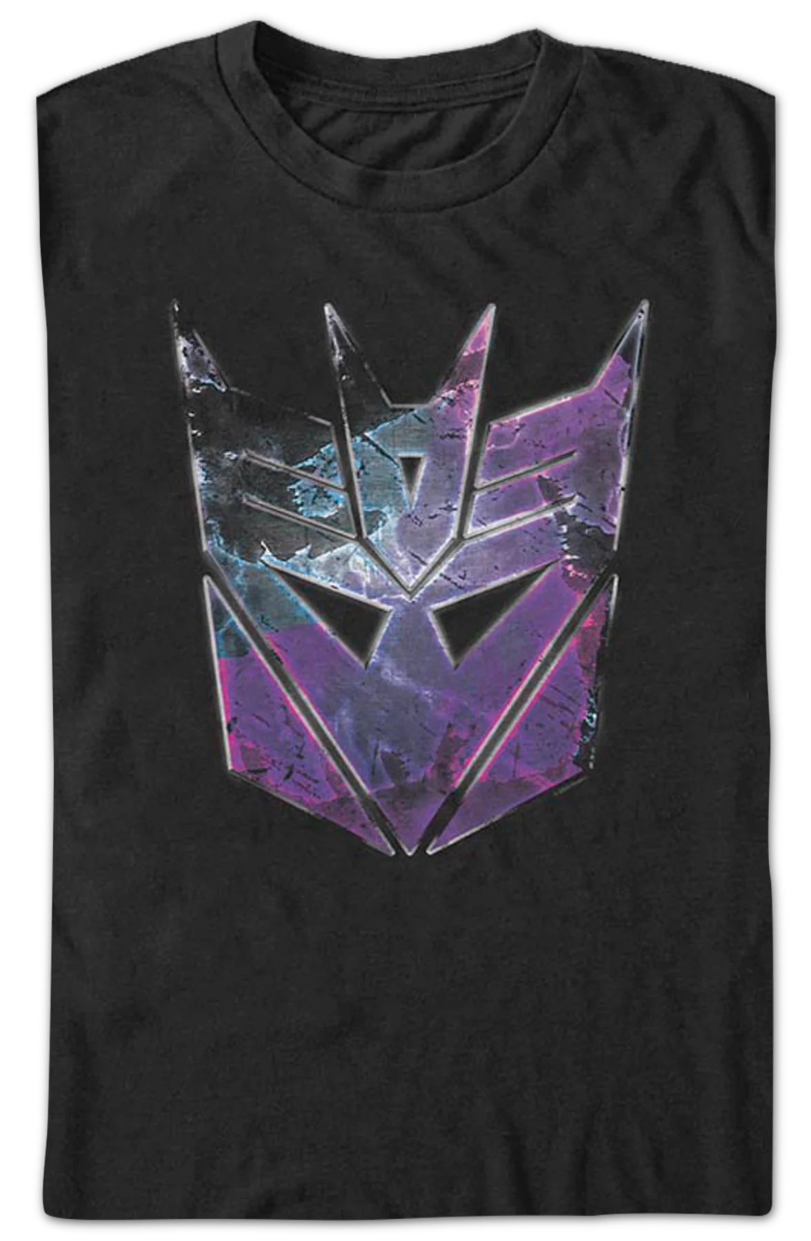 Rusted Decepticons Logo Transformers T-Shirt - Image 2