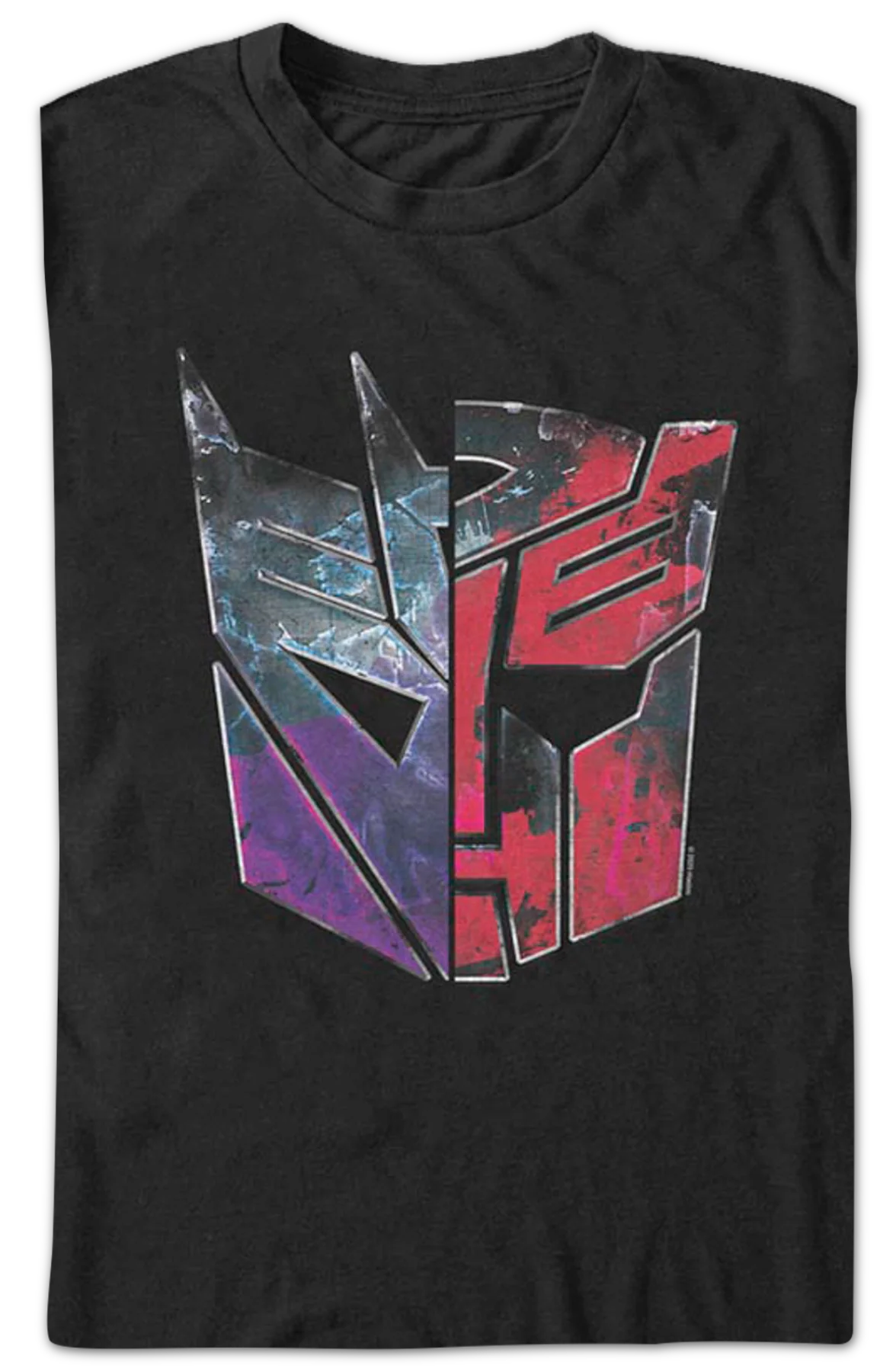 Rusted Split Logos Transformers T-Shirt - Image 2