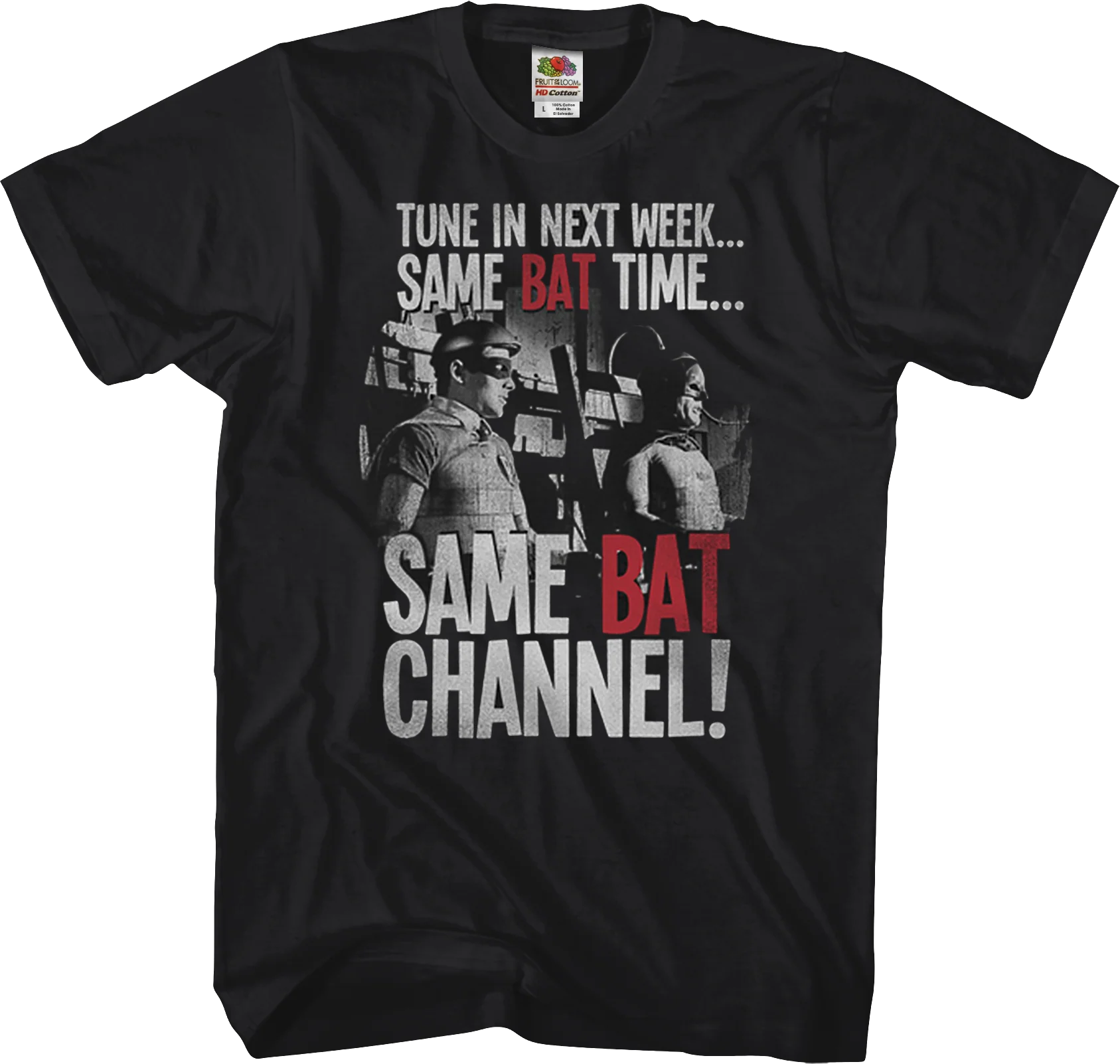 Same Bat Time Same Bat Channel Batman T-Shirt