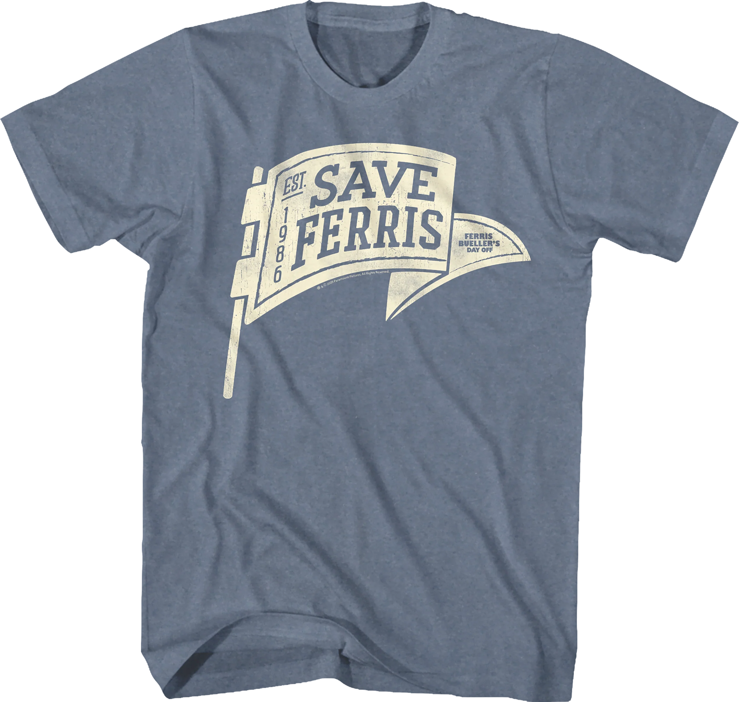 Save Ferris Pennant Ferris Bueller's Day Off T-Shirt