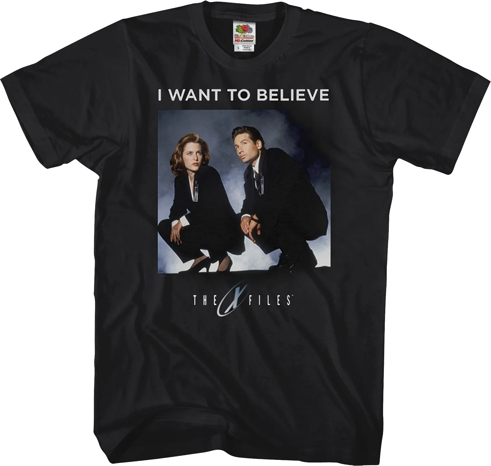 Scully and Mulder Want to Believe X-Files T-Shirt