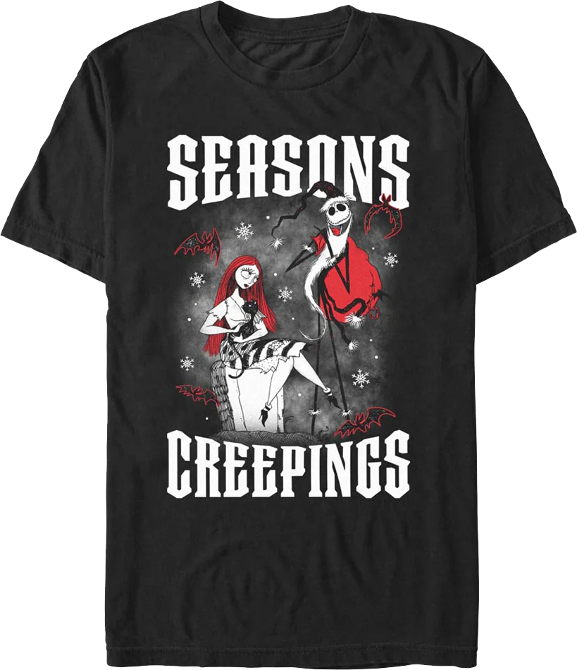 Seasons Creepings Nightmare Before Christmas T-Shirt