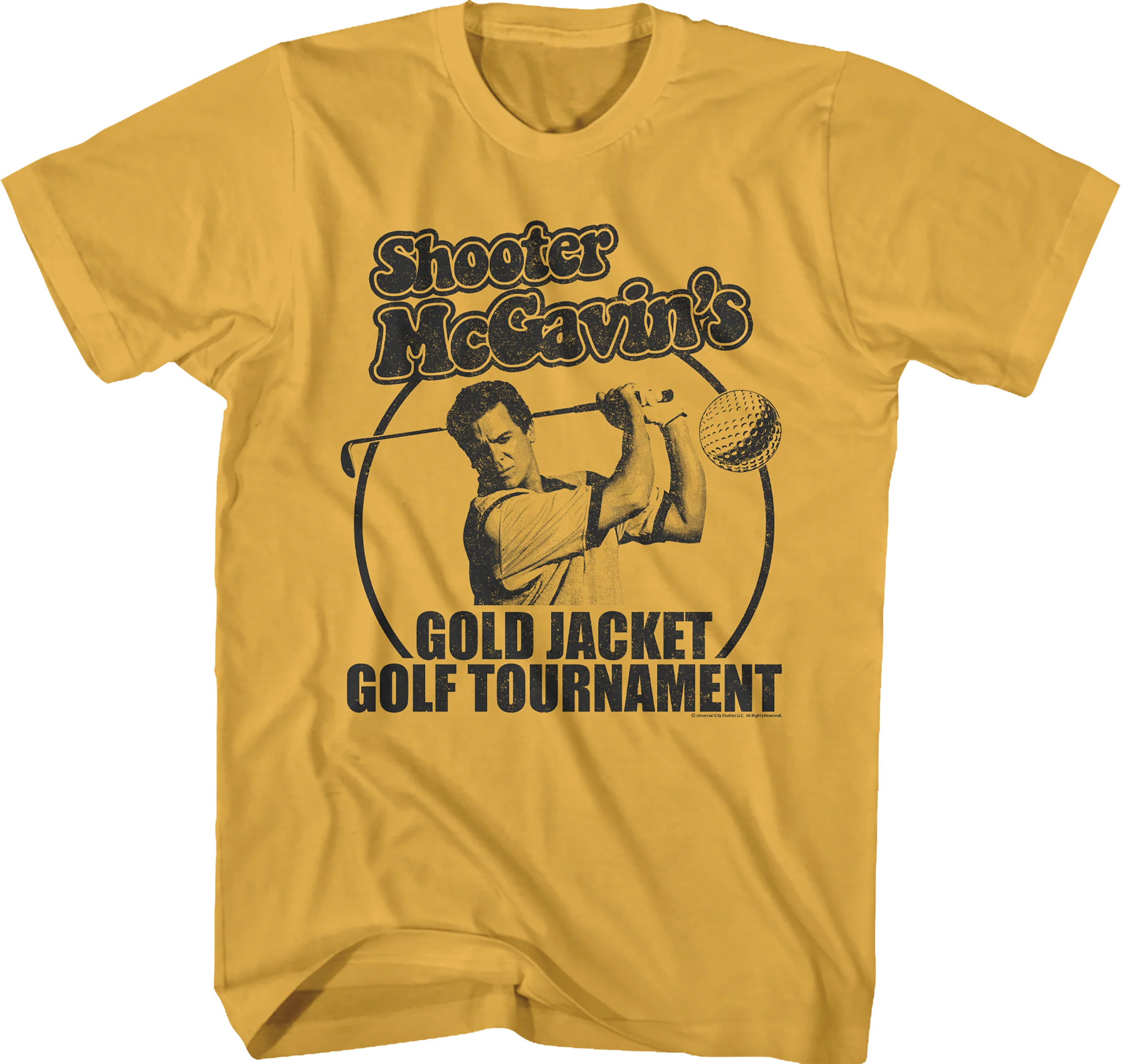 Shooter McGavin's Gold Jacket Golf Tournament Happy Gilmore T-Shirt