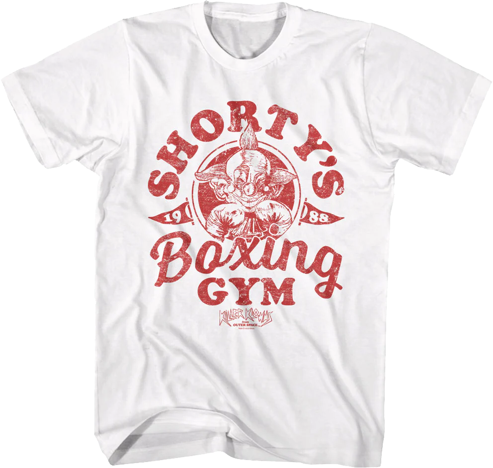 Shorty's Boxing Gym Killer Klowns From Outer Space T-Shirt