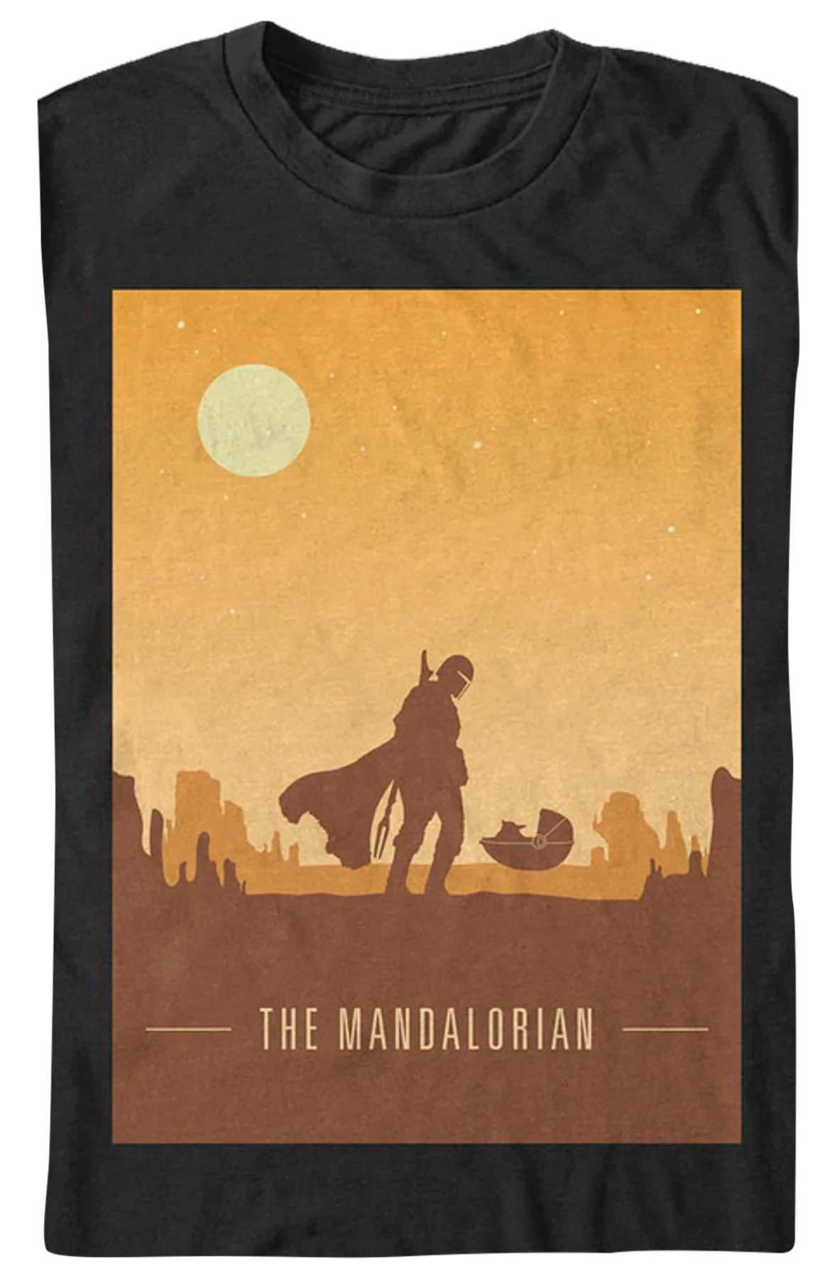 Silhouettes Star Wars The Mandalorian T-Shirt - Image 2