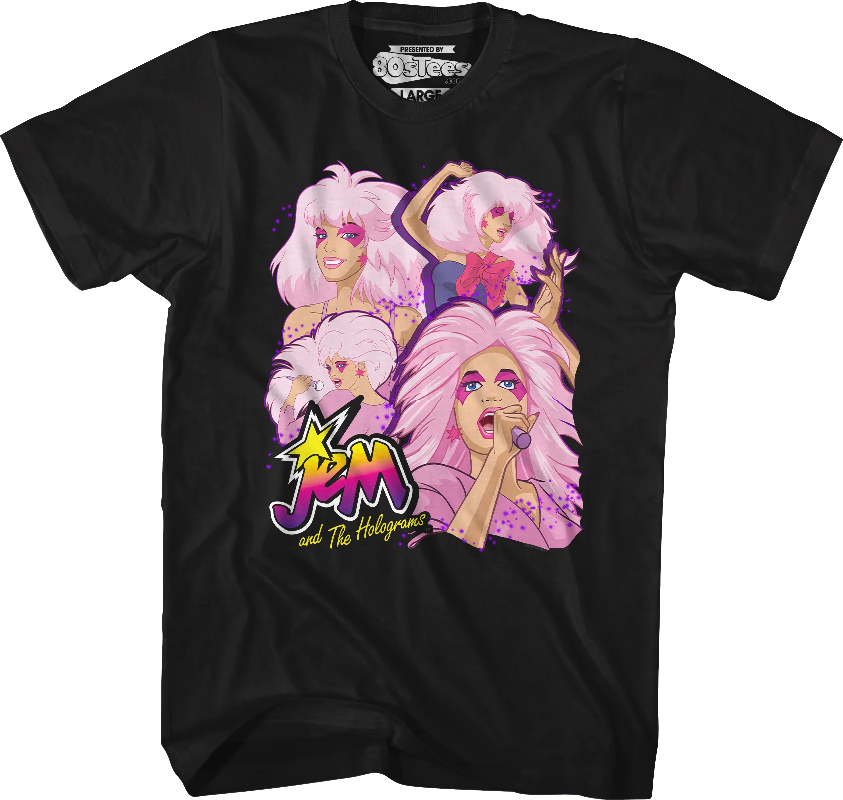 Singer Collage Jem And The Holograms T-Shirt
