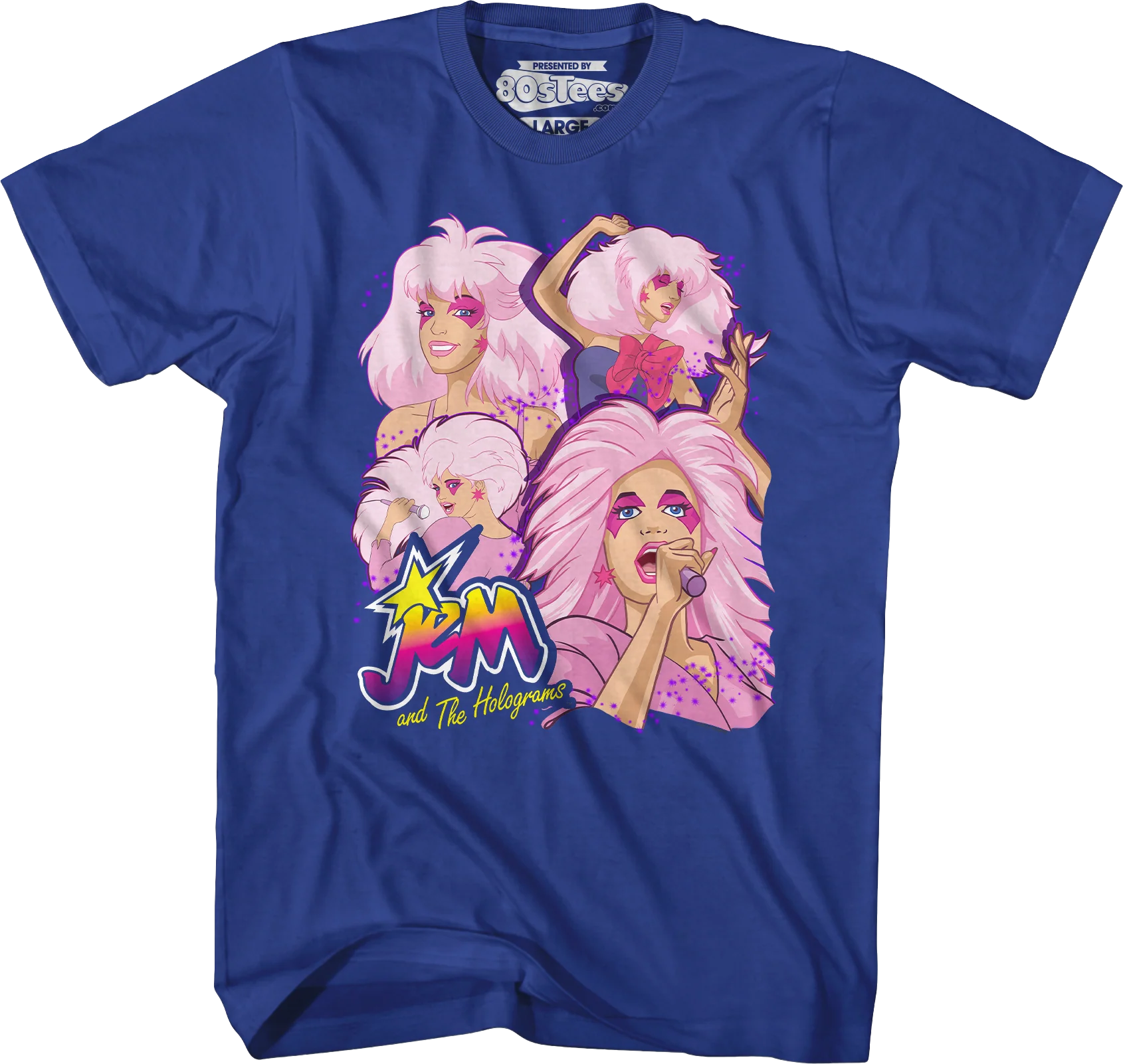 Singer Collage Jem And The Holograms T-Shirt - Image 8