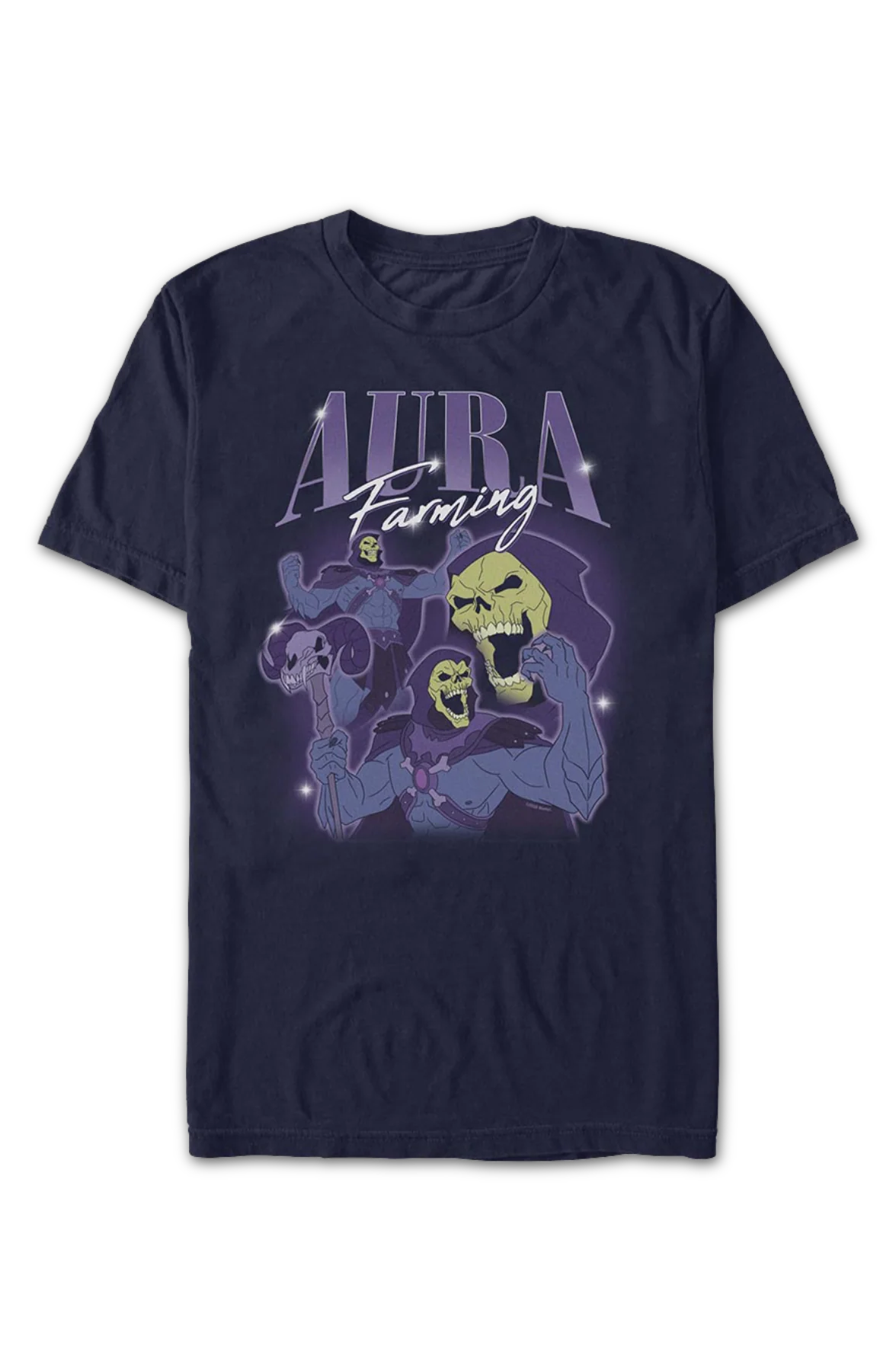 Skeletor Aura Farming Masters Of The Universe T-Shirt - Image 2