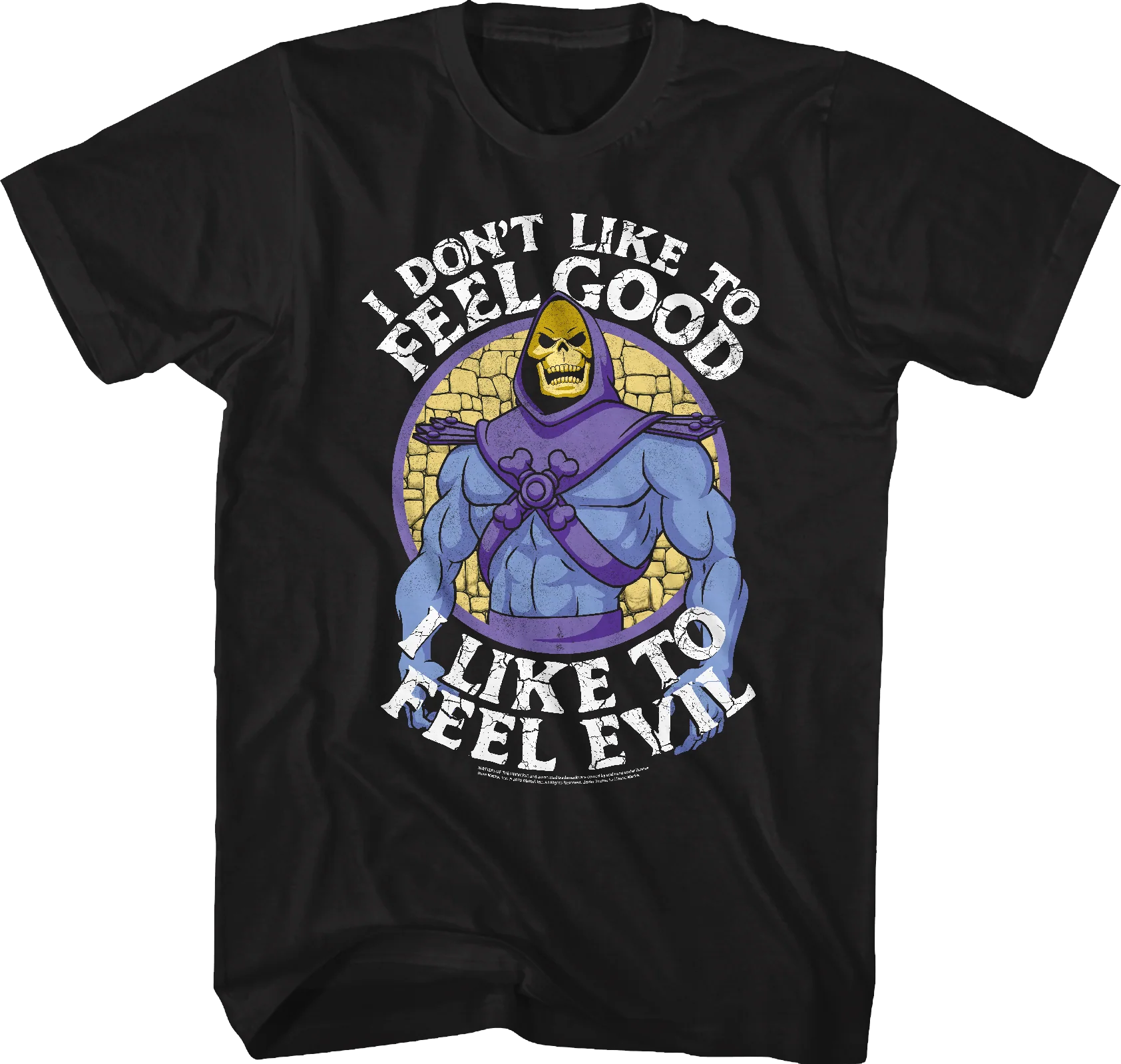 Skeletor I Like to Feel Evil Masters of the Universe T-Shirt