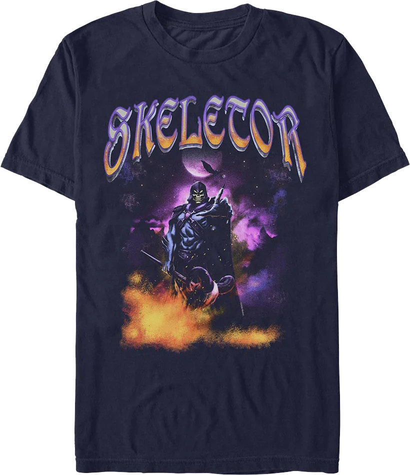 Skeletor Nightfall Poster Masters Of The Universe T-Shirt