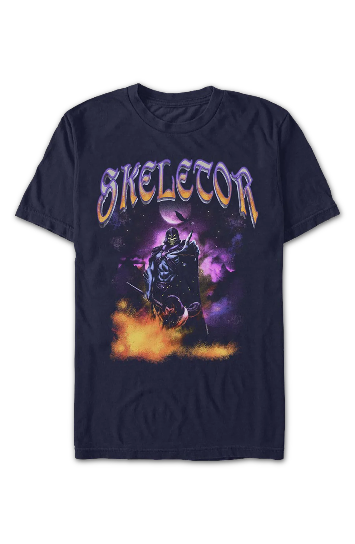 Skeletor Nightfall Poster Masters Of The Universe T-Shirt - Image 2