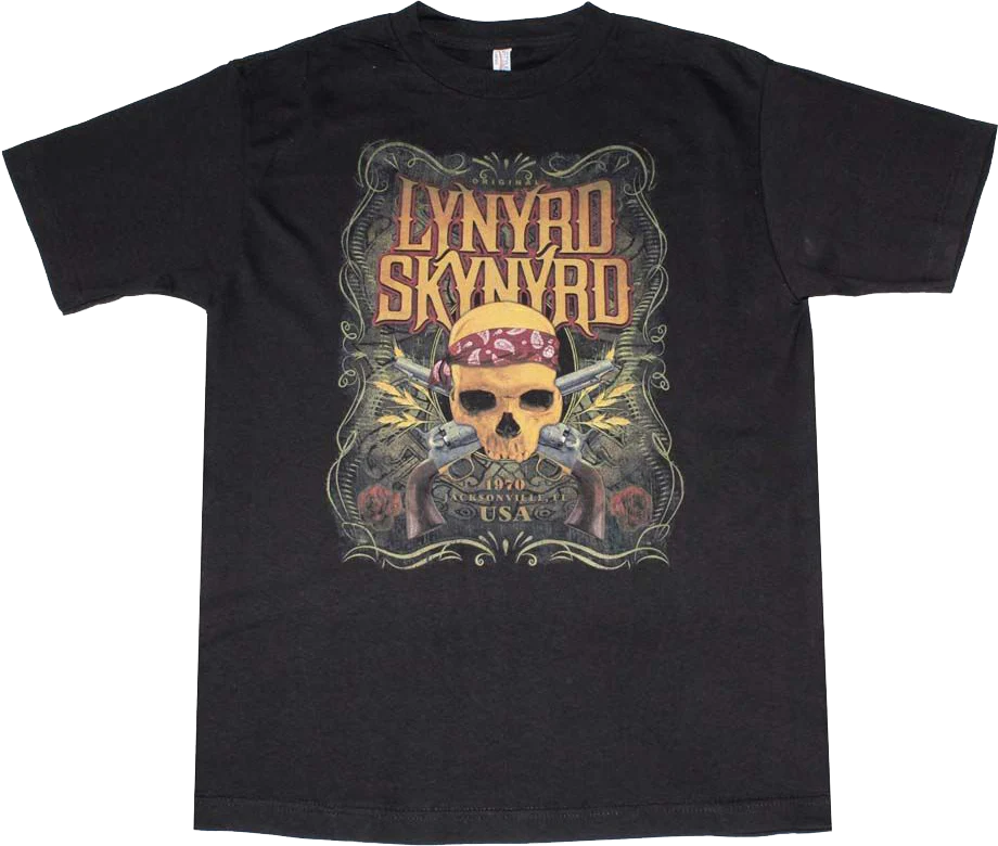 Skull and Guns Lynyrd Skynyrd T-Shirt