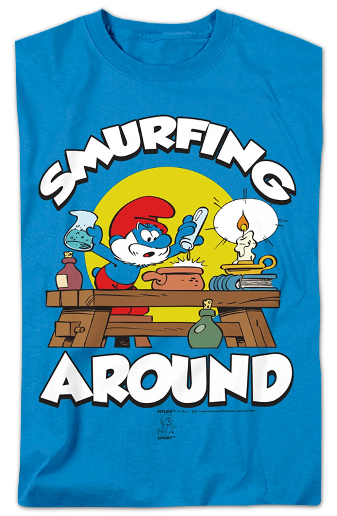 Smurfing Around Smurfs T-Shirt - Image 2