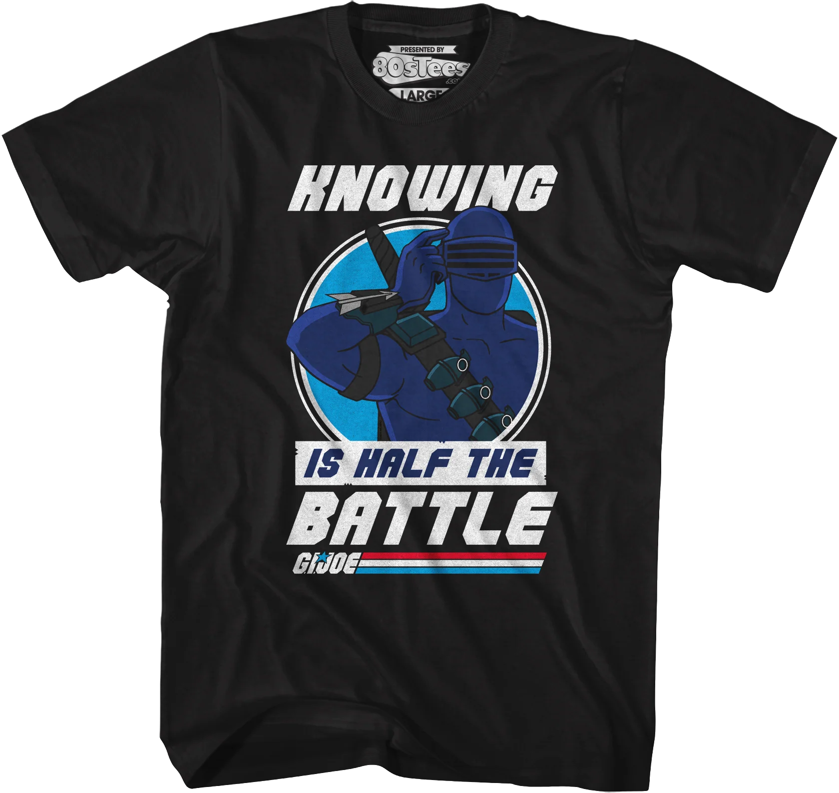 Snake Eyes Knowing Is Half The Battle GI Joe T-Shirt