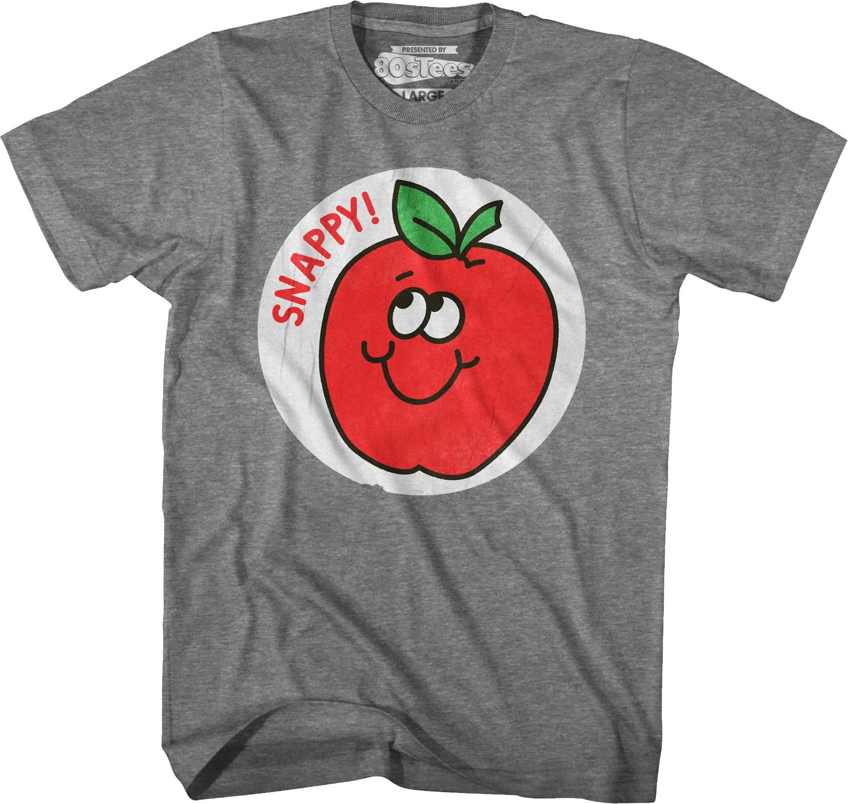 Snappy Apple Scratch & Sniff Sticker T-Shirt - Image 25