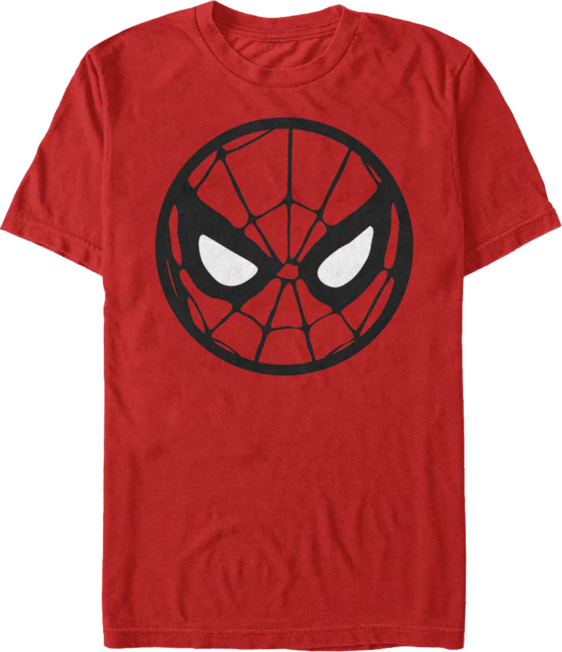 Spider-Man Mask Logo Marvel Comics T-Shirt
