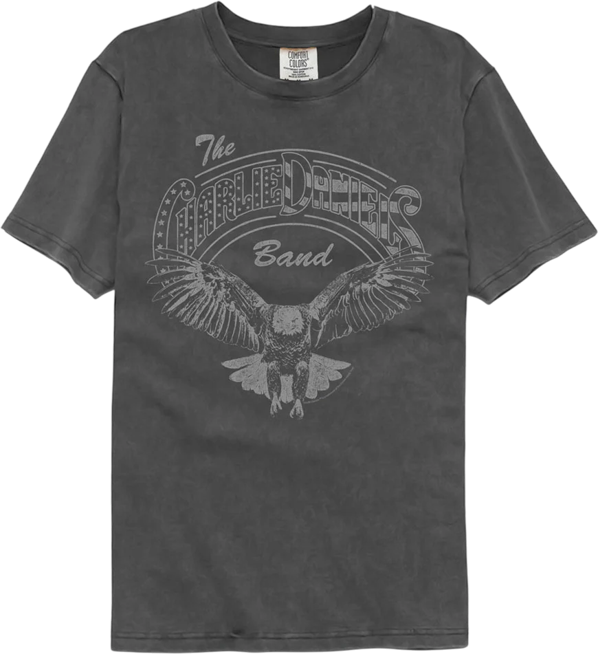 Star Stripes Eagle Charlie Daniels Comfort Colors Brand T-Shirt