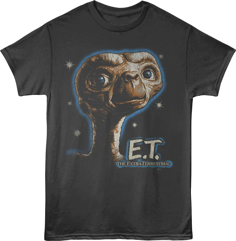 Stars E.T. The Extra-Terrestrial T-Shirt