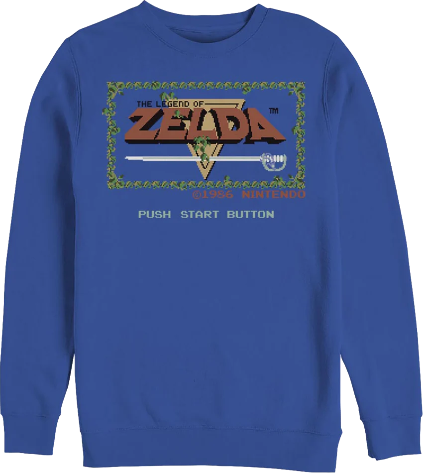 Start Screen Legend of Zelda Sweatshirt