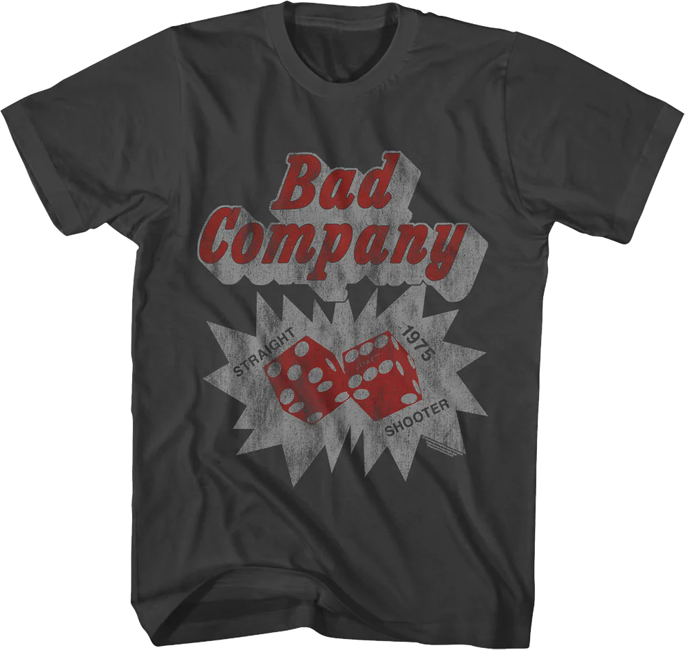 Straight Shooter 1975 Bad Company T-Shirt