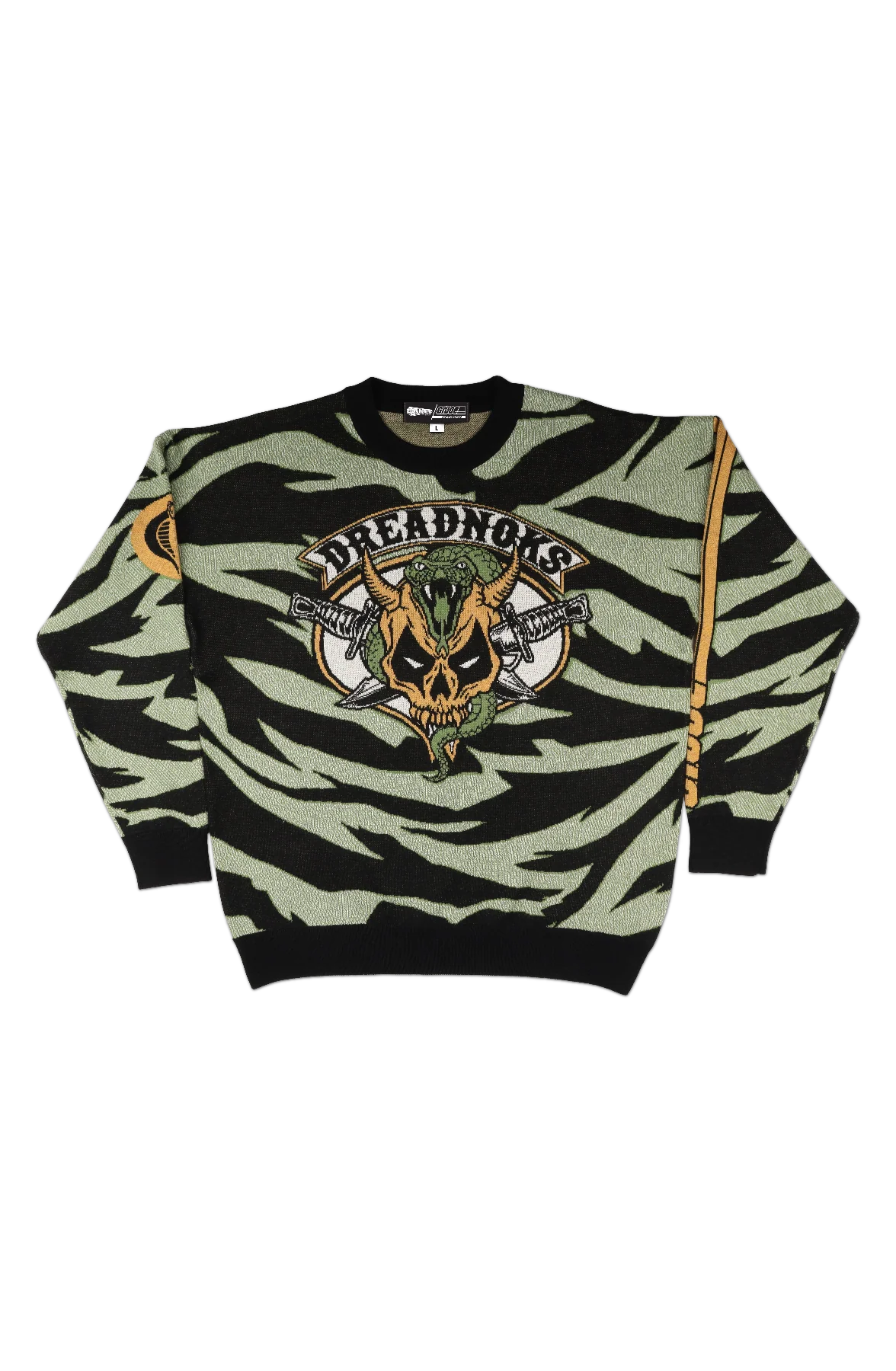 Striped Dreadnoks GI Joe Knitted Sweater - Image 2