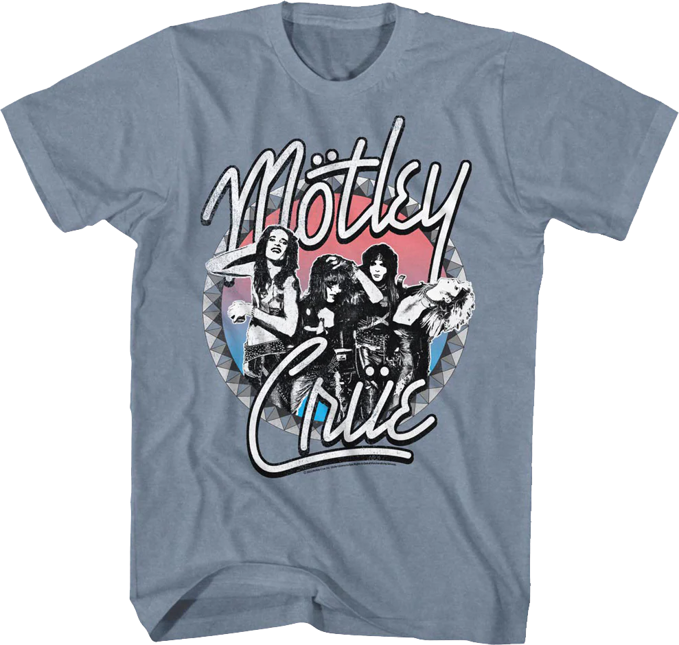 Studded Circle Photo Motley Crue T-Shirt