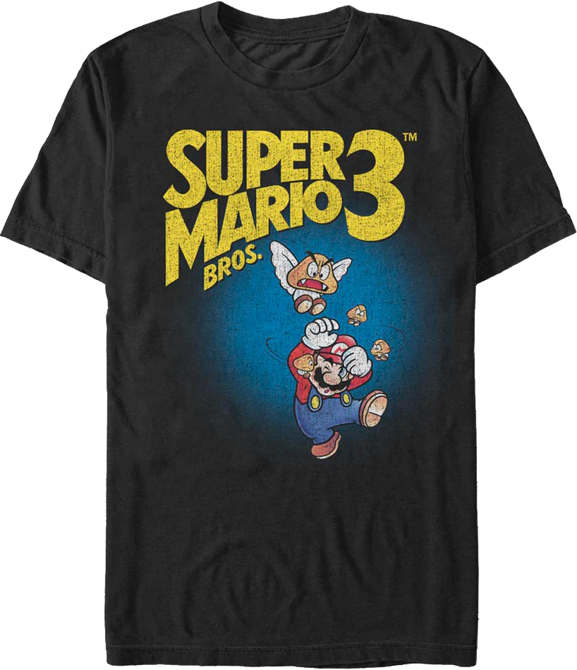 Super Mario Bros. 3 Paragoombas Nintendo T-Shirt