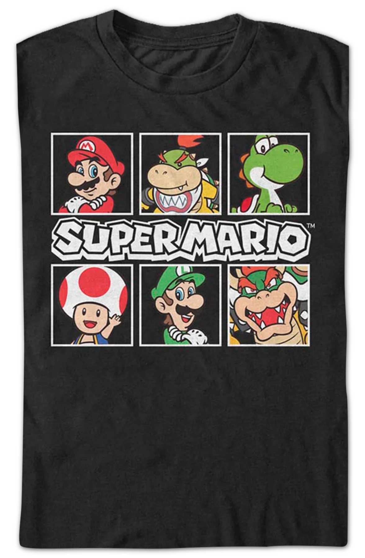 Super Mario Bros. Character Pictures Nintendo T-Shirt - Image 2