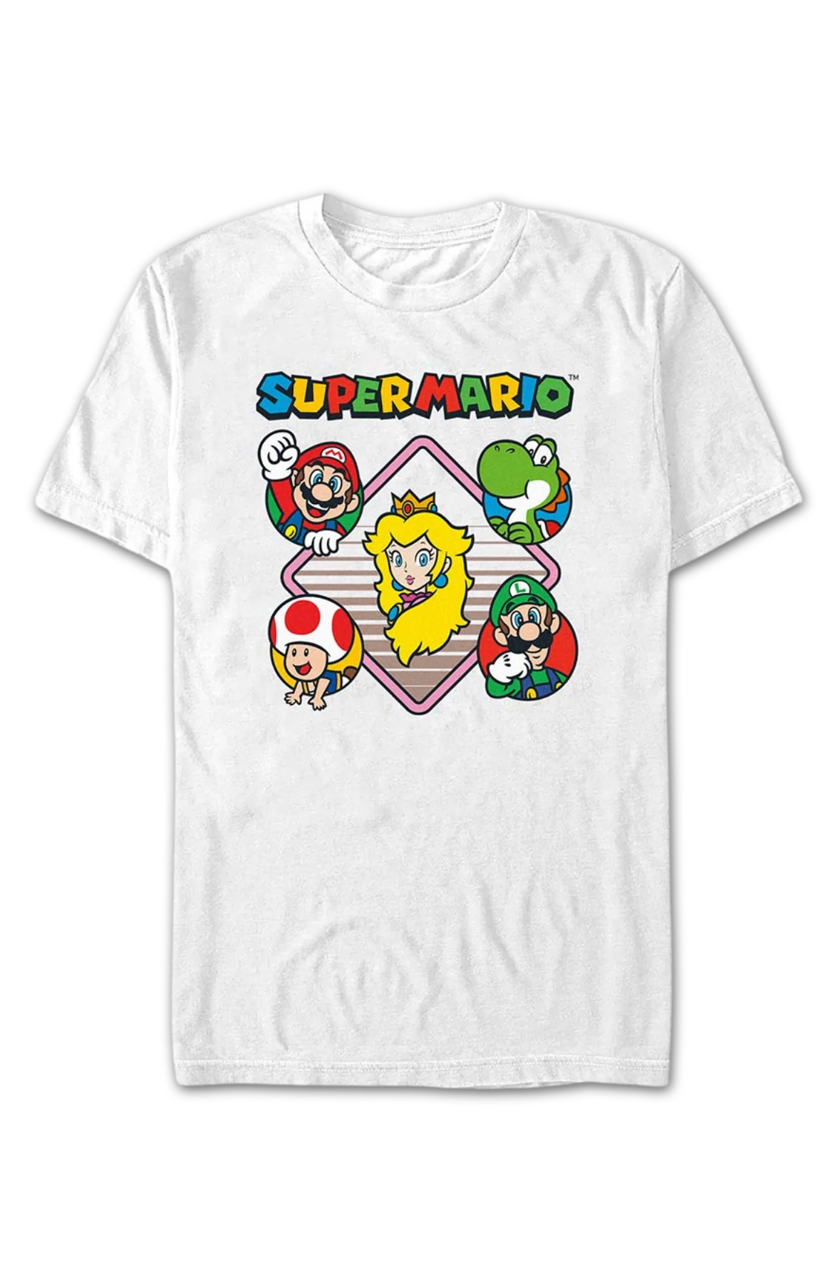 Super Mario Bros. Diamond Nintendo T-Shirt - Image 2