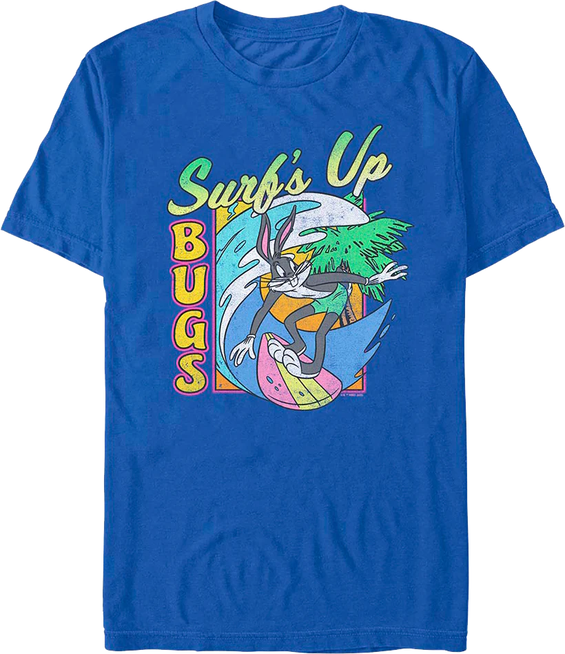 Surf's Up Bugs Bunny Looney Tunes T-Shirt