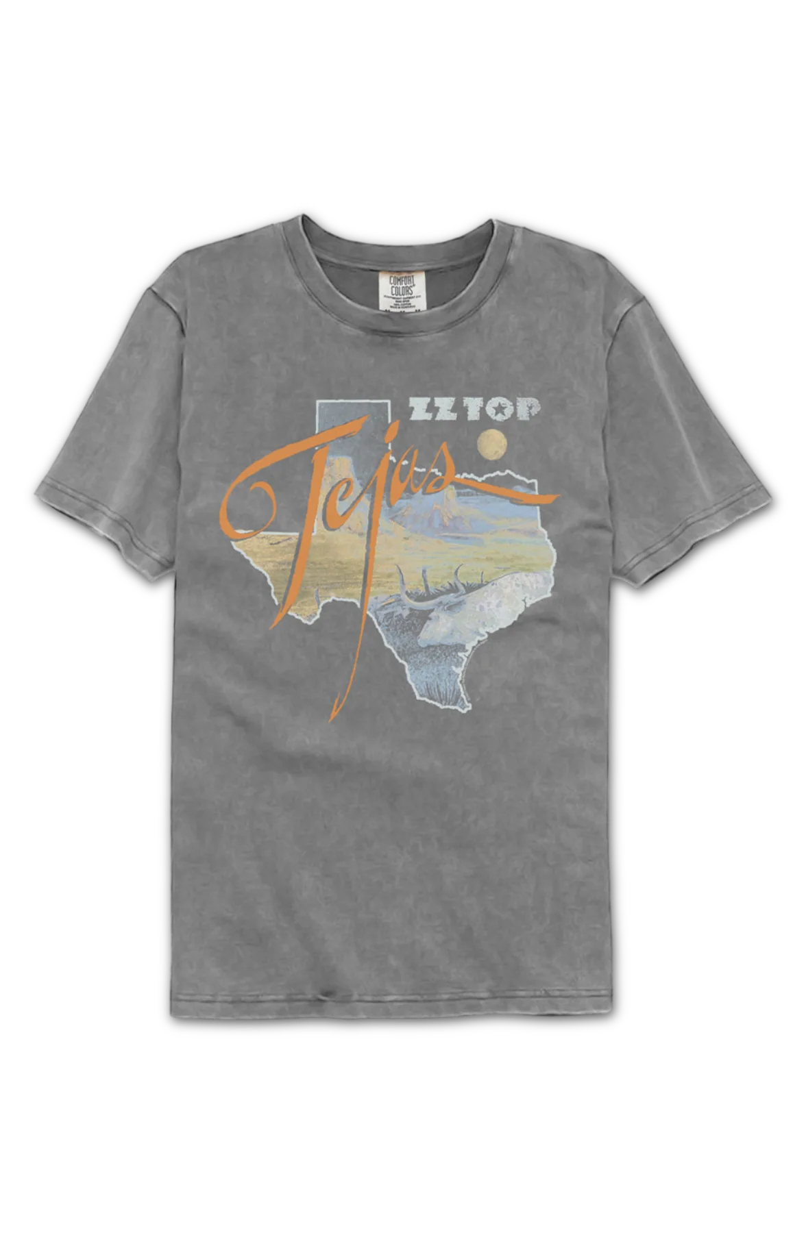 Tejas ZZ Top Comfort Colors Brand T-Shirt - Image 2