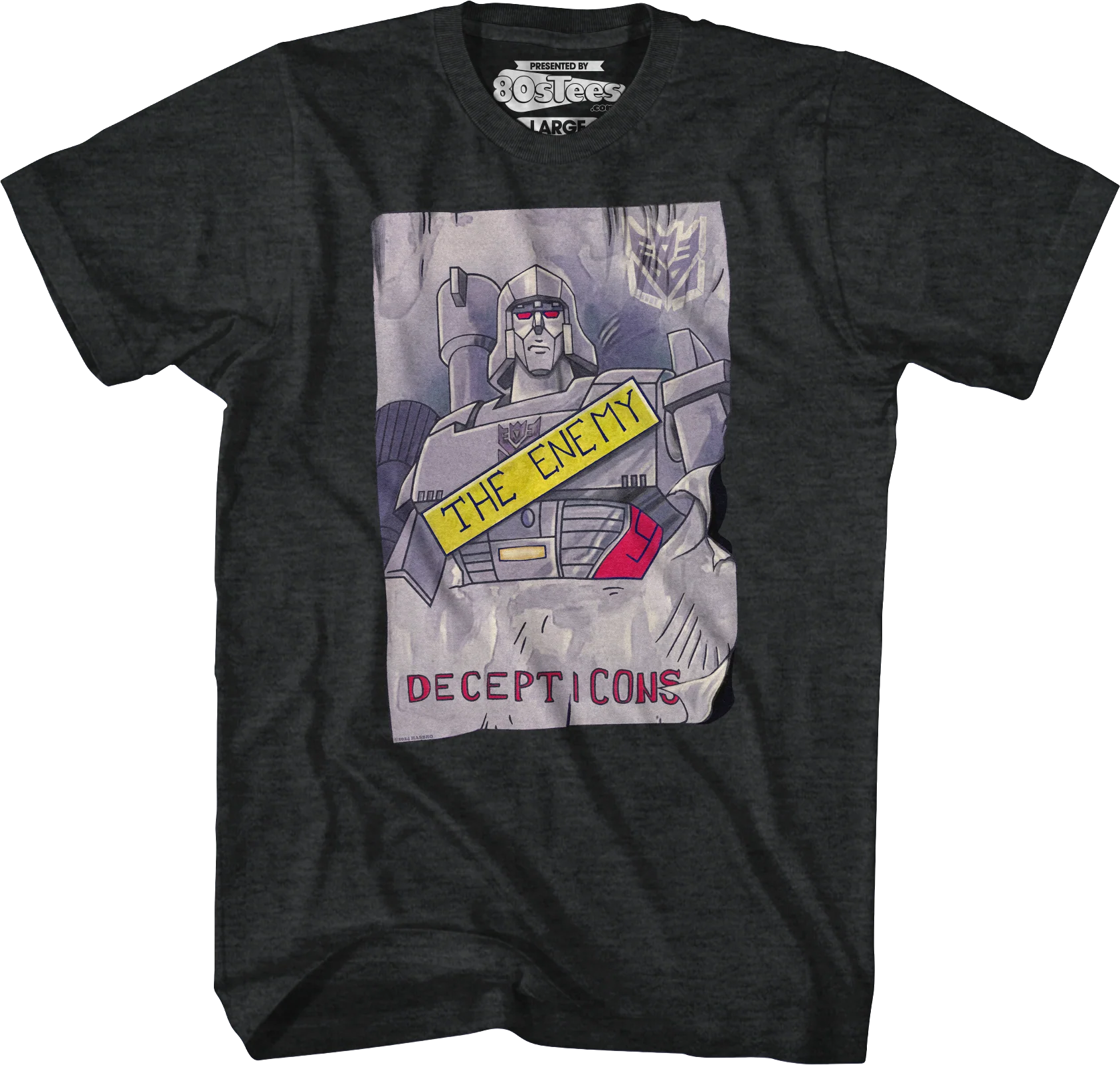 The Enemy Decepticons Poster Transformers T-Shirt - Image 4