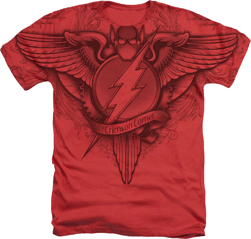 The Flash Gothic Logo DC Comics T-Shirt