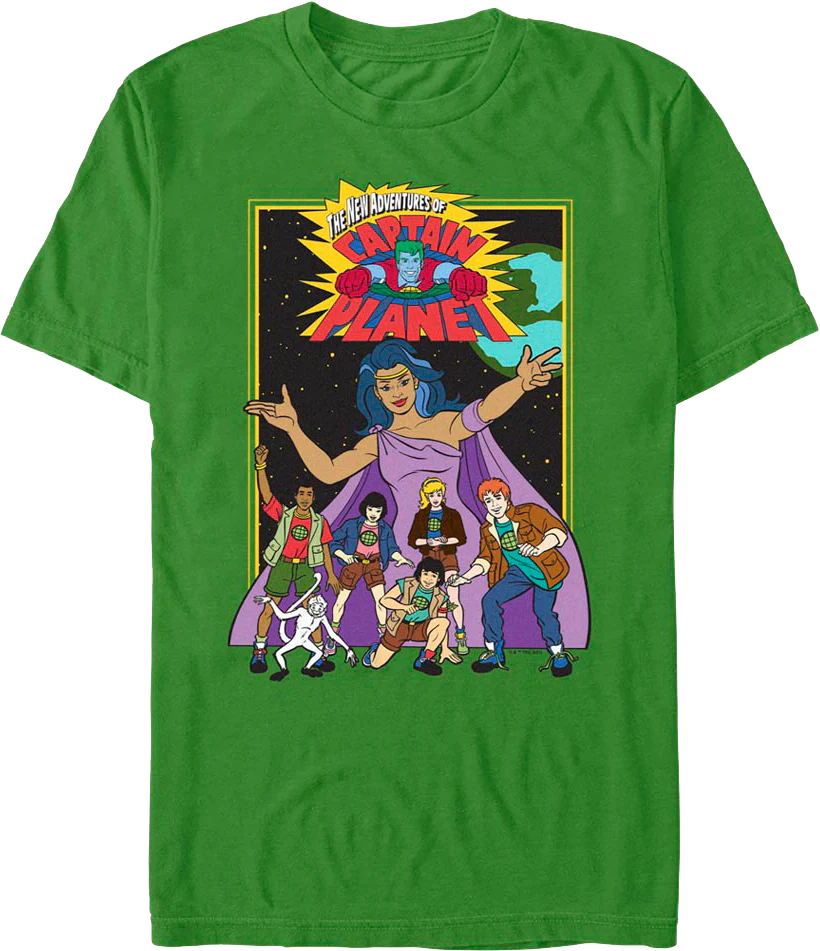 The New Adventures Of Captain Planet T-Shirt