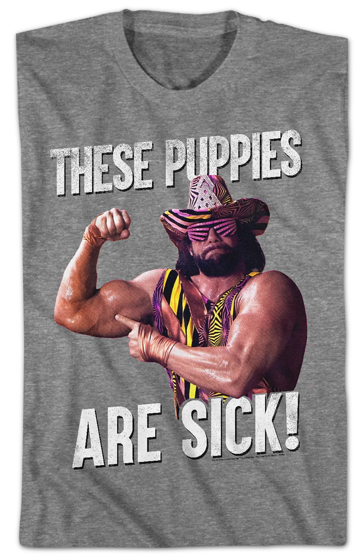 These Puppies Are Sick Macho Man Randy Savage T-Shirt - Image 2