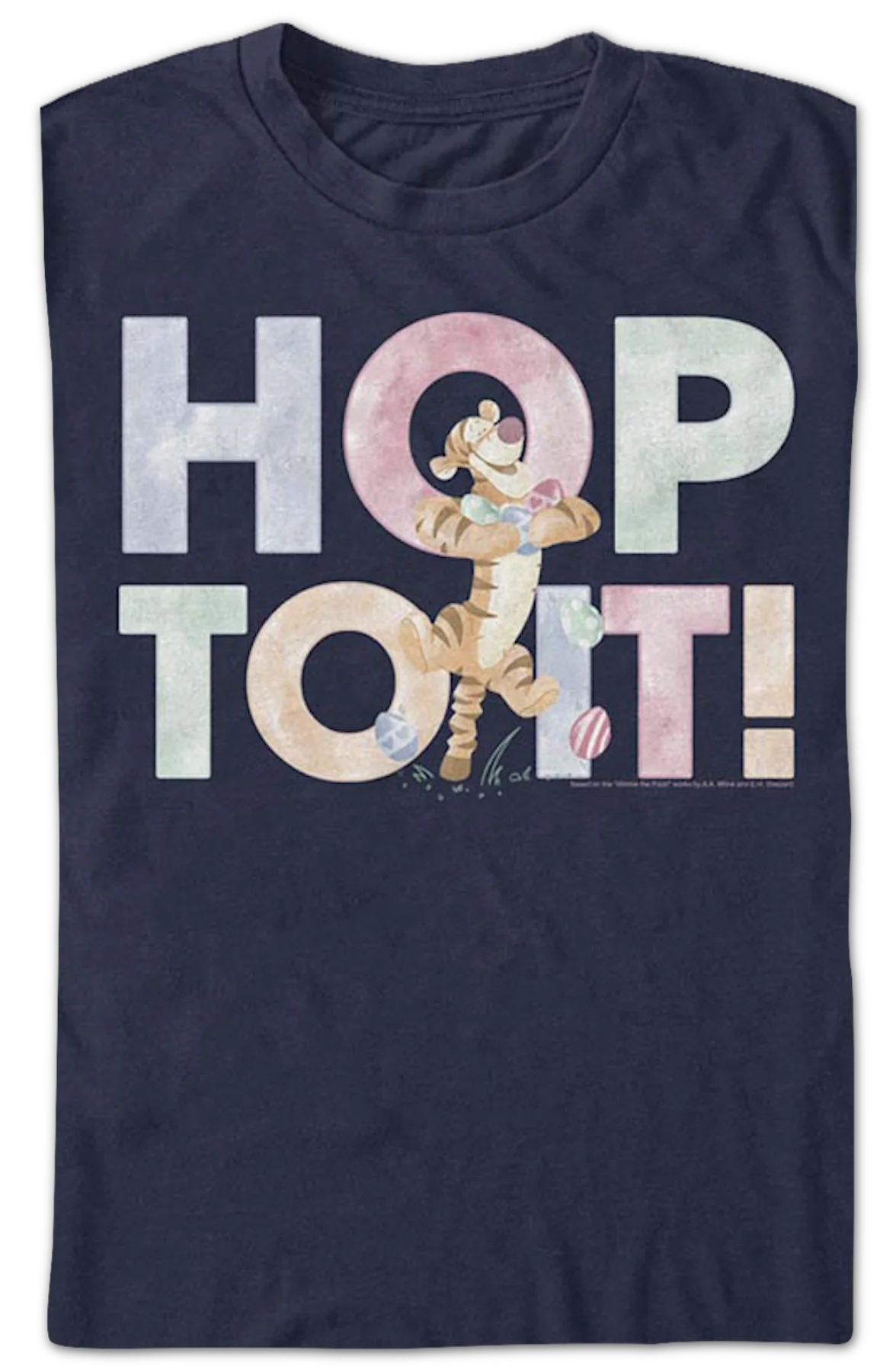 Tigger Hop To It Winnie The Pooh T-Shirt - Image 2