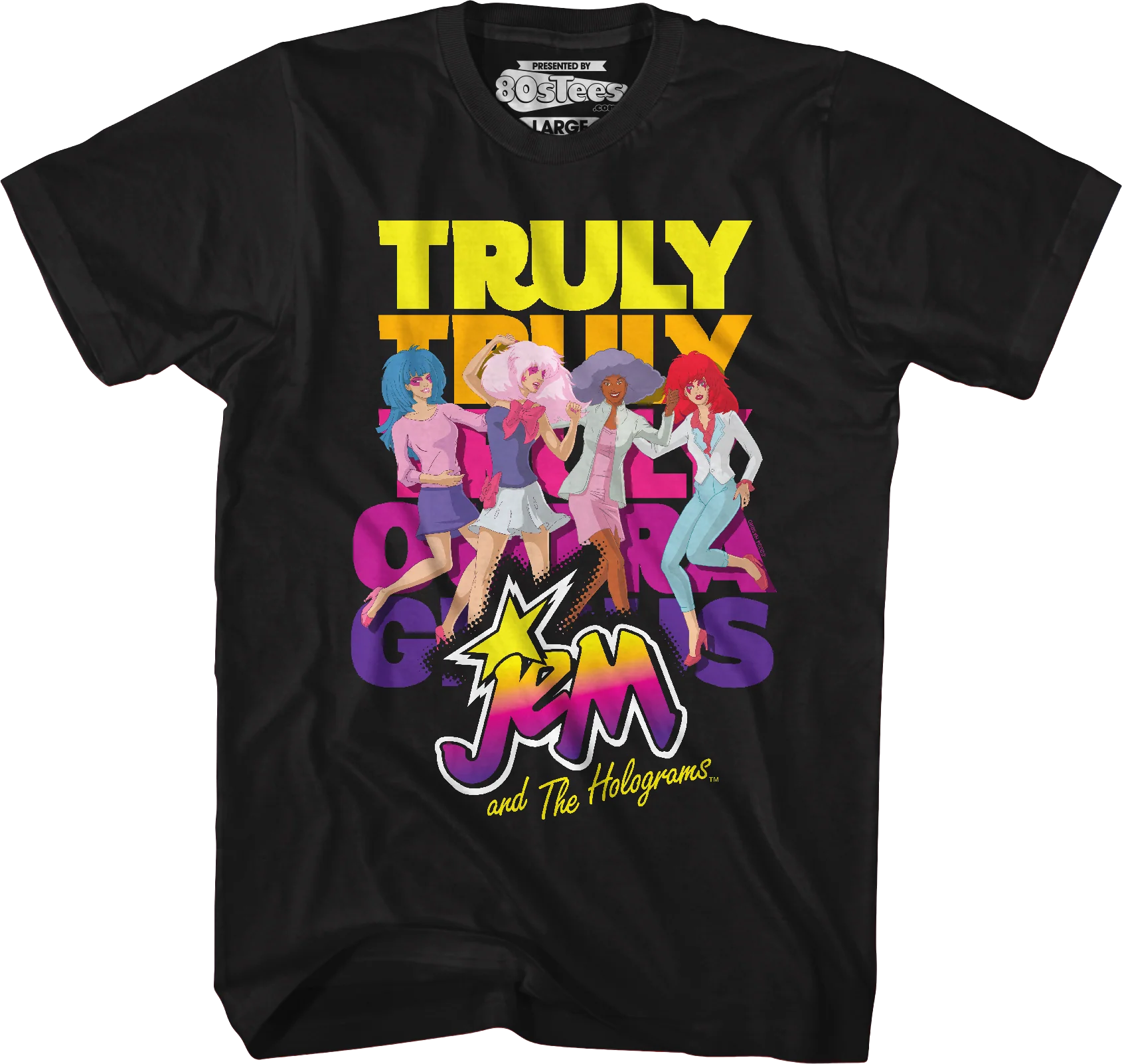 Truly Outrageous Group Pose Jem And The Holograms T-Shirt - Image 12