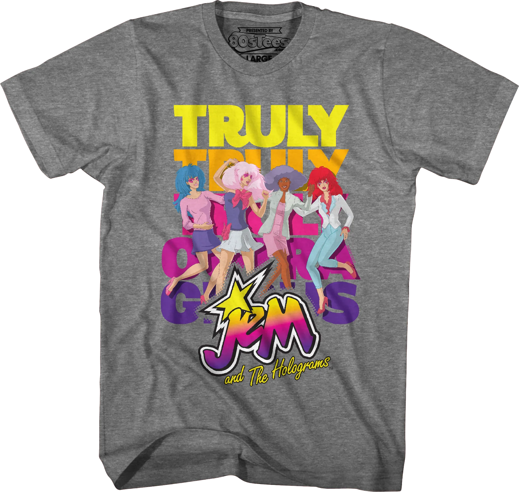Truly Outrageous Group Pose Jem And The Holograms T-Shirt - Image 3